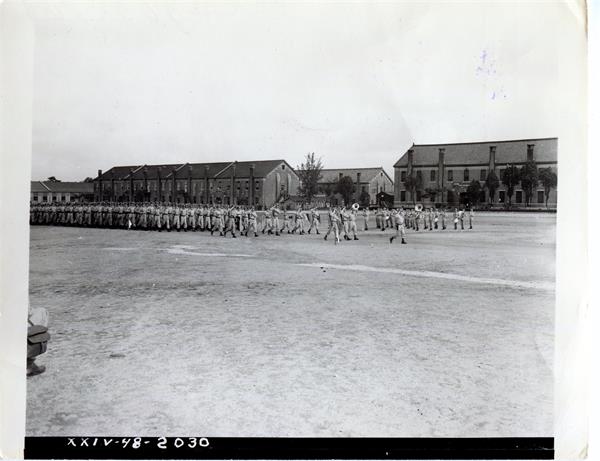 미육군 제7보병사단 특수근무부대 장병 행진, 1948-06-05