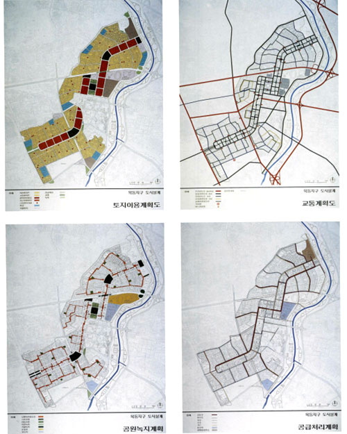 [2000년대를 향한 서울시도시기본계획 (1990)] 대지역구분도