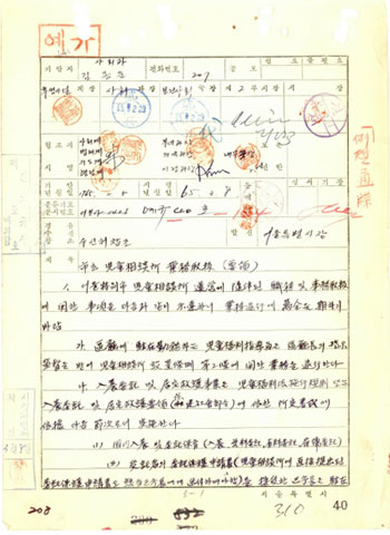 시립아동상담소업무취급(요령)(예규40호), 1965
