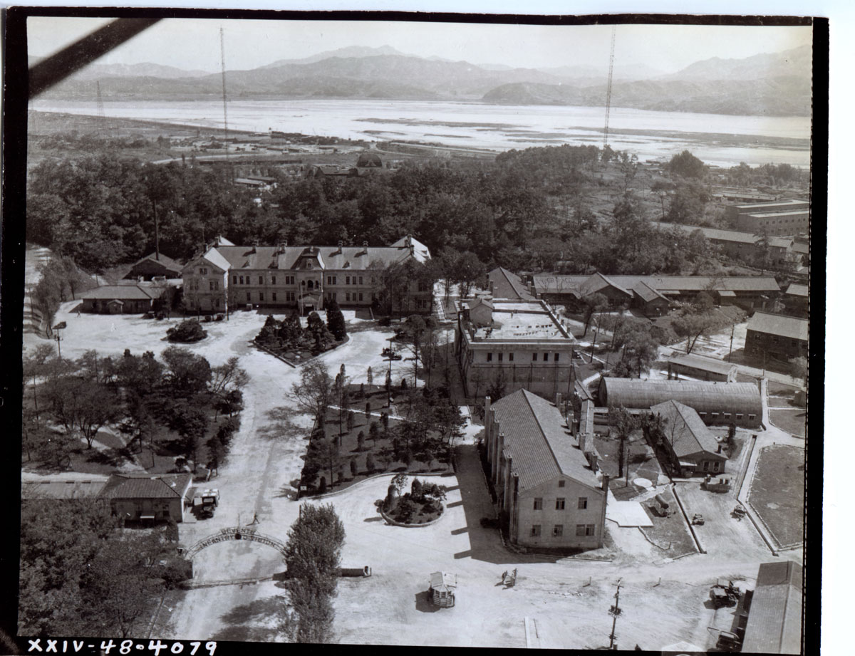 1948년 옛 조선군사령부 건물 일대 항공사진