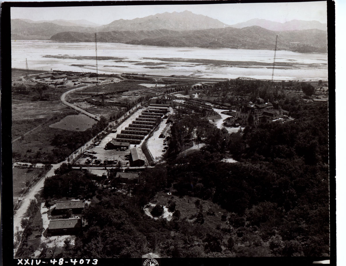 1948년 조선총독관저 및 한강변 일대 항공사진