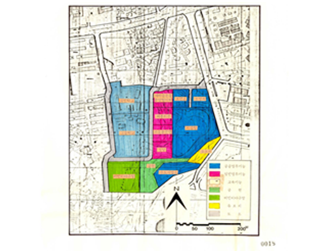 1993, 공군대학 이전예정지 토지이용계획(안) 수립 제출